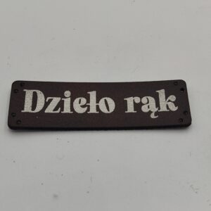 5x Metka przyszywana "Dzieło rąk"