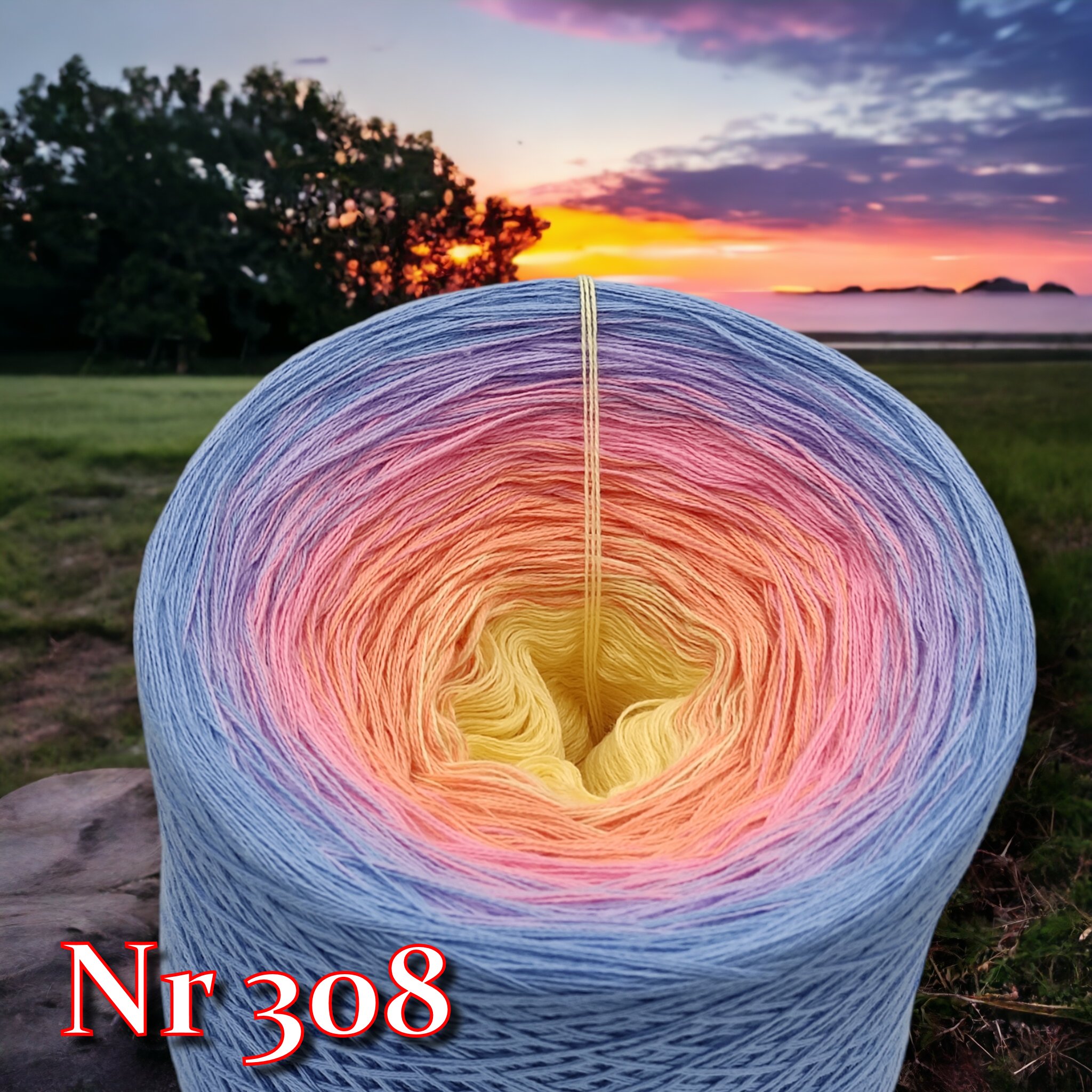 Motek ombre nr 308