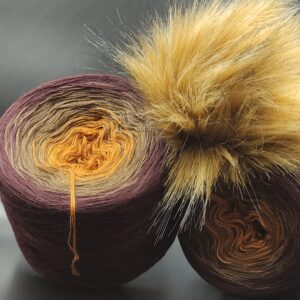 Zestaw na czapkę i szal nr 11