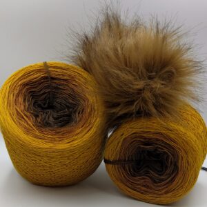 Zestaw na czapkę i szal nr 24