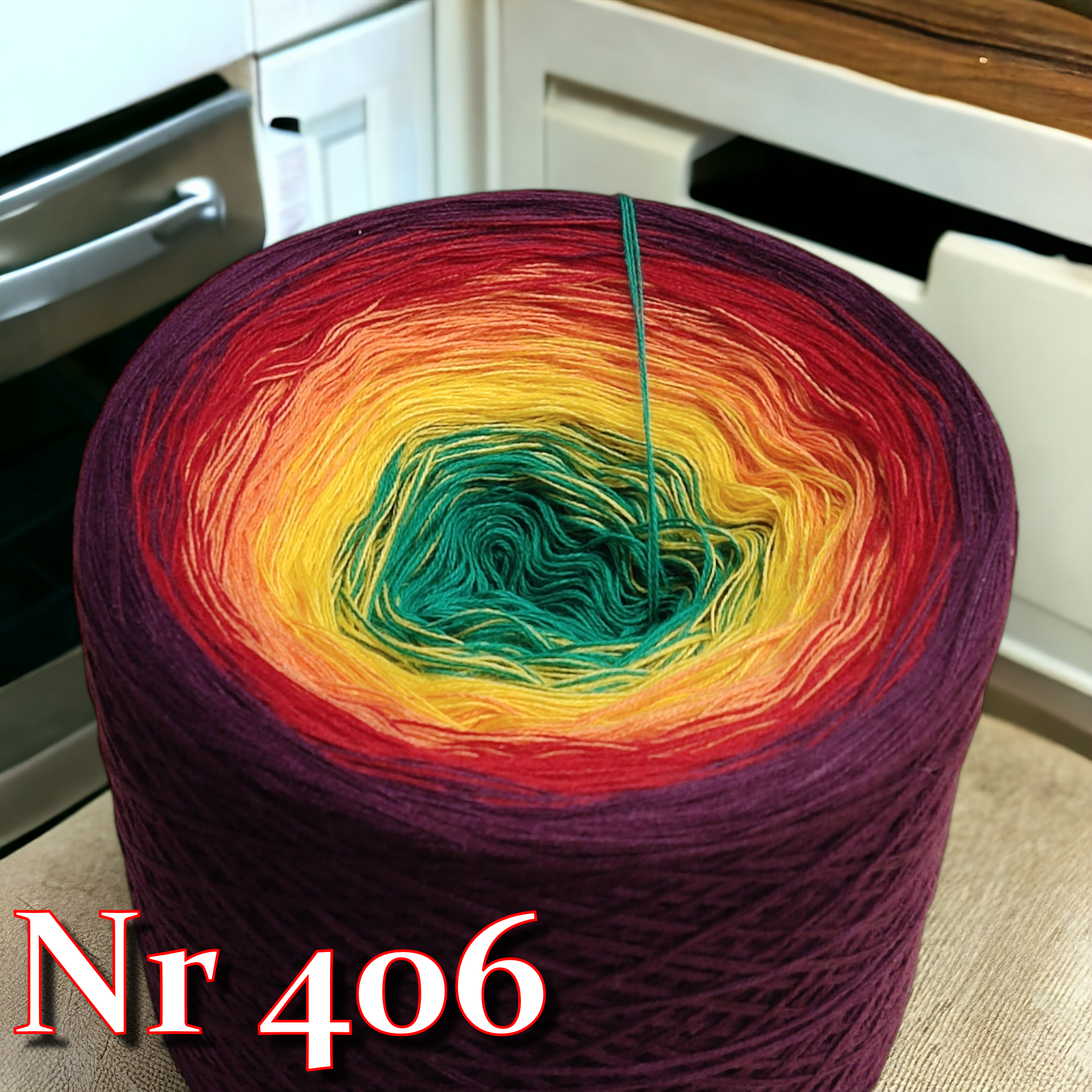 Motek ombre nr 406
