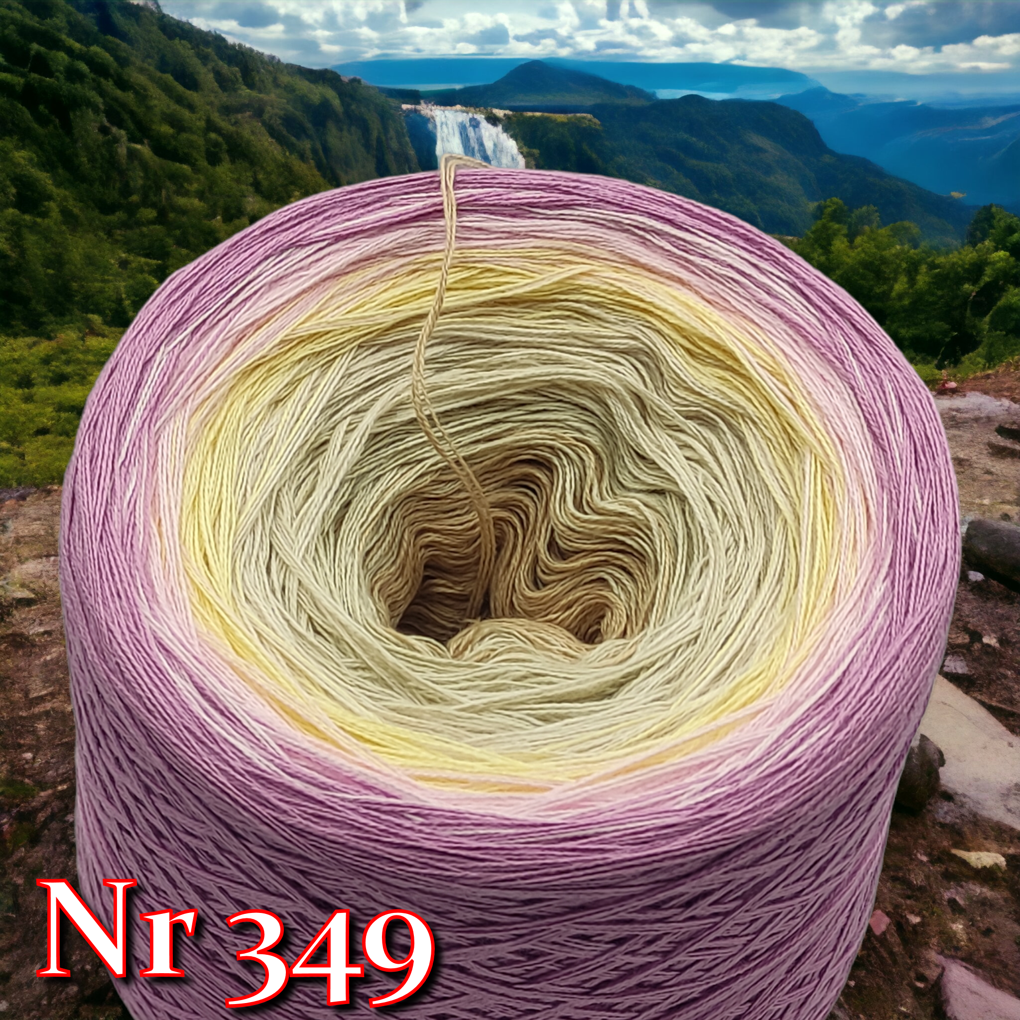 Motek ombre nr 349