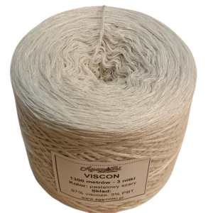VISCON - pastelowy szary, 1300m - około 275 gramów